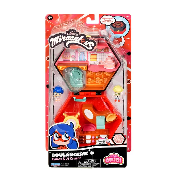 Игровой набор Леди Баг и Супер-Кот" cерии "Chibi" - Пекарня Буланжери"