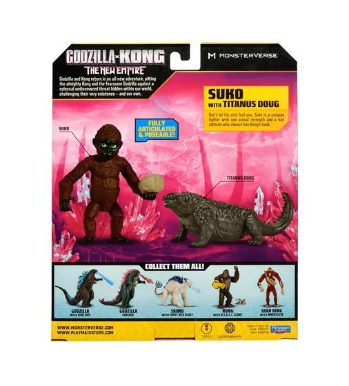 Набор фигурок Godzilla x Kong – Зуко с Дагом - 35208_6.jpg - № 6