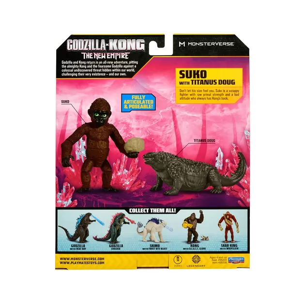 Набор фигурок Godzilla x Kong – Зуко с Дагом