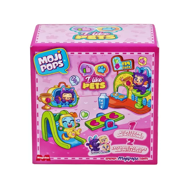 Игровой набор Moji Pops серии «Box I Like» – Питомцы на прогулке