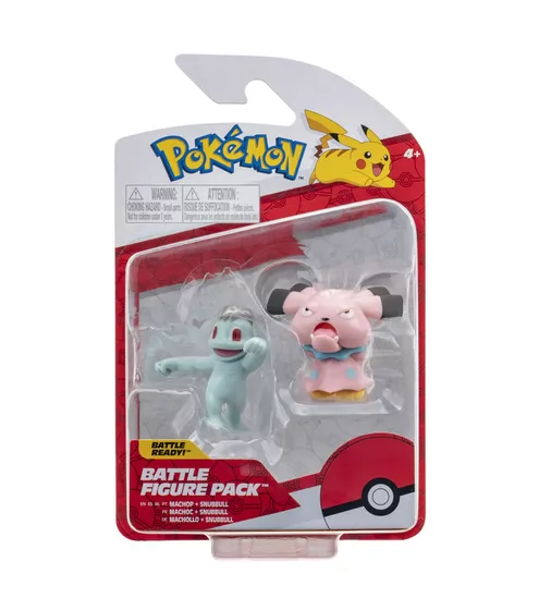 Набор игровых фигурок Pokemon W11 - Мачоп и Снаббул - PKW2634_1.jpg - № 1