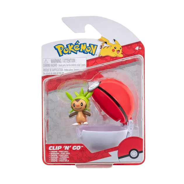 Игровой набор Pokemon W14 - Чеспин в покеболе
