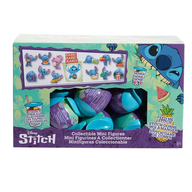 Фигурка-сюрприз в капсуле Stitch - Стич со вкусняшками