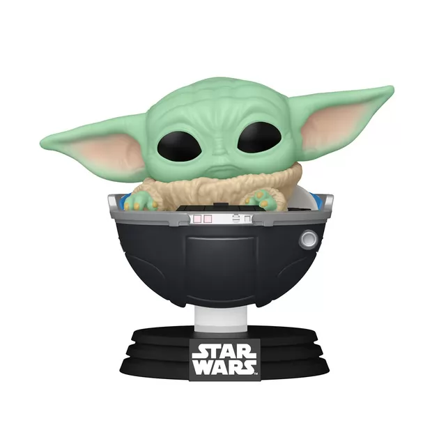 Игровая фигурка Funko Pop! cерии Мандалорец" – Малыш Грогу в коляске"