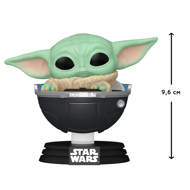 Игровая фигурка Funko Pop! cерии Мандалорец" – Малыш Грогу в коляске"