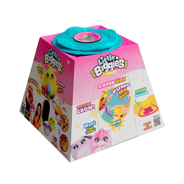 Игровой набор Biggies серии Little Fantasy" - Розовый единорог (надувная игрушка, насос)"