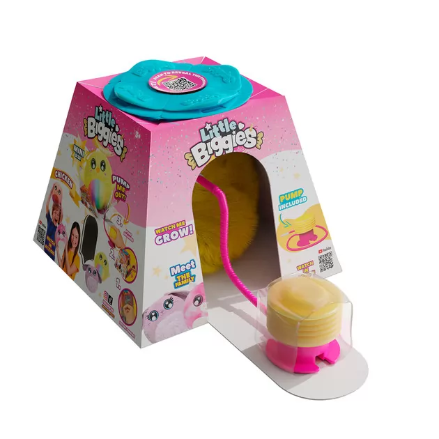 Игровой набор Biggies серии Little Fantasy" - Розовый единорог (надувная игрушка, насос)"