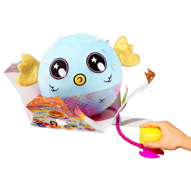 Игровой набор Biggies серии Little Fantasy" - Рыба Фугу (надувная игрушка, насос)"