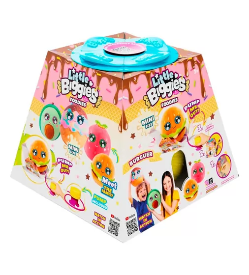 Игровой набор Biggies серии Little Foodies" - Бургер (надувная игрушка, насос)" - BIG002-BU_2.jpg - № 2