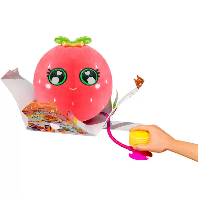 Игровой набор Biggies серии Little Foodies" - Клубника (надувная игрушка, насос)"