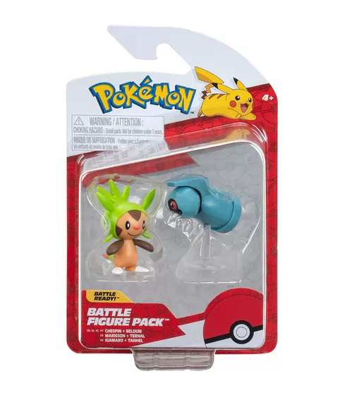 Набор игровых фигурок Pokemon W16 - Чеспин и Белдум - PKW3014_1.jpg - № 1