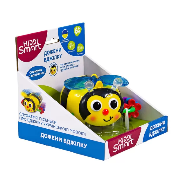 Развивающая игрушка Kiddi Smart – Догони Пчелку (свет, звук)