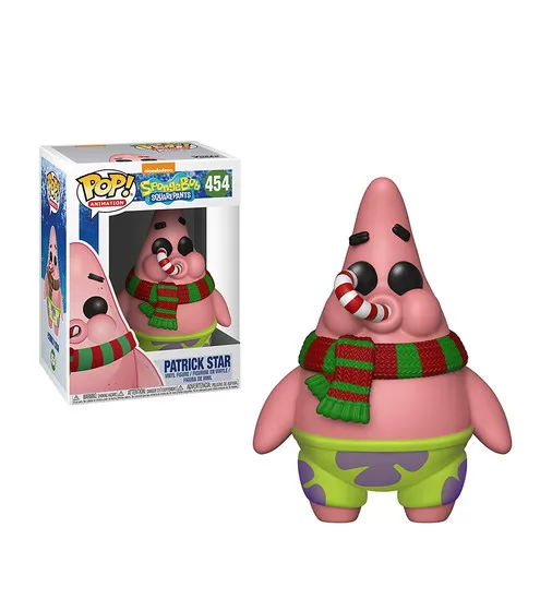 Игровая фигурка FUNKO POP! серии Губка Боб Квадратные Штаны" - НОВОГОДНИЙ ПАТРИК СТАР" - 33924_2.jpg - № 2