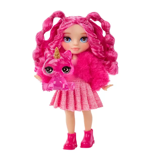 Игровой набор с куклой Rainbow High серии Littles" - Маджента"