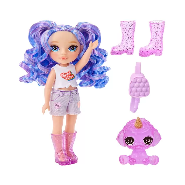 Игровой набор с куклой Rainbow High серии Littles" - Аметиста"