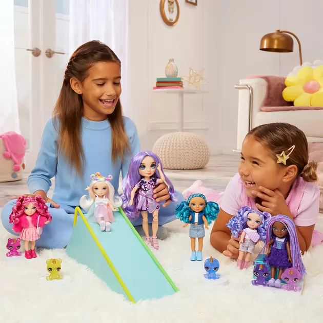 Игровой набор с куклой Rainbow High серии Littles" - Аметиста"