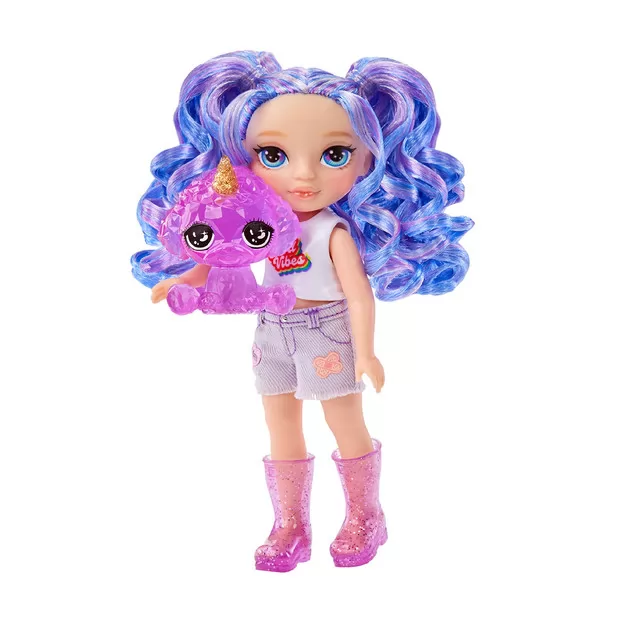 Игровой набор с куклой Rainbow High серии Littles" - Аметиста"