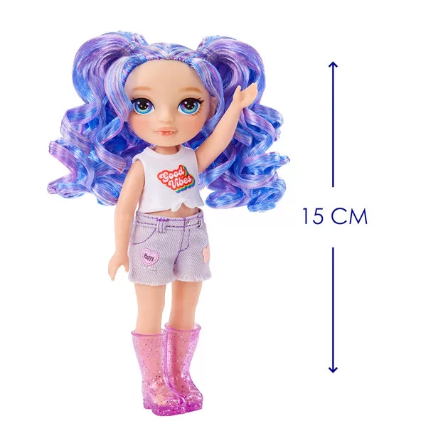 Игровой набор с куклой Rainbow High серии Littles" - Аметиста"