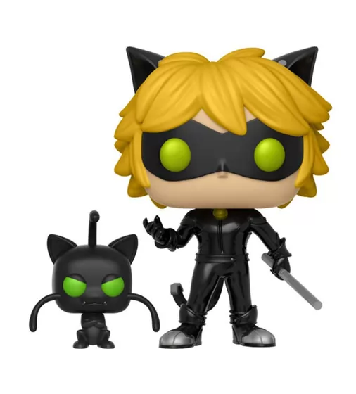 Игровая Фигурка Funko Pop! Серии Леди Баг И Супер-Кот - Супер-Кот И Плагг - 28638_1.jpg - № 1