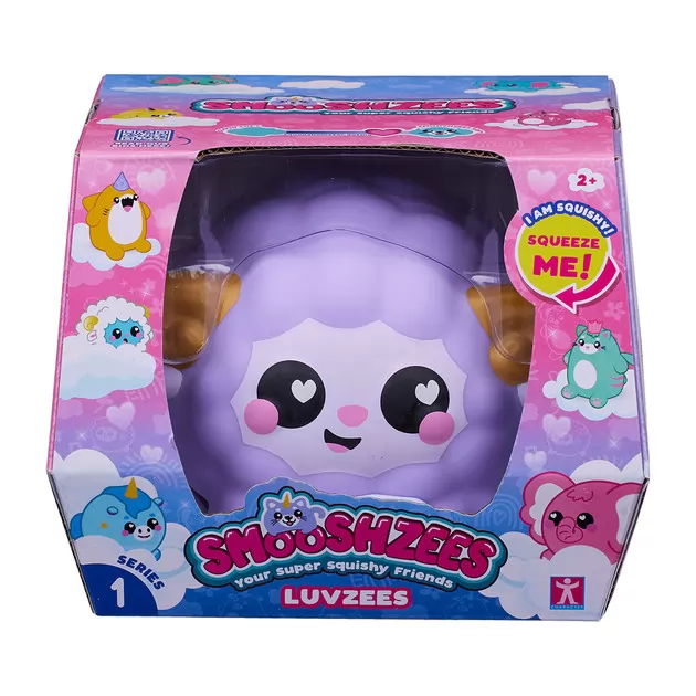 Коллекционная игрушка-антистресс Smooshzees серии Luvzees - Барашек Уиллоу
