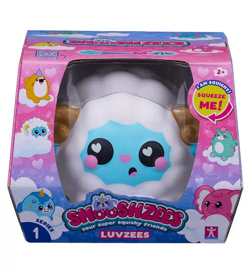 Коллекционная игрушка-антистресс Smooshzees серии Luvzees - Барашек Блипо - 08229_7.jpg - № 7