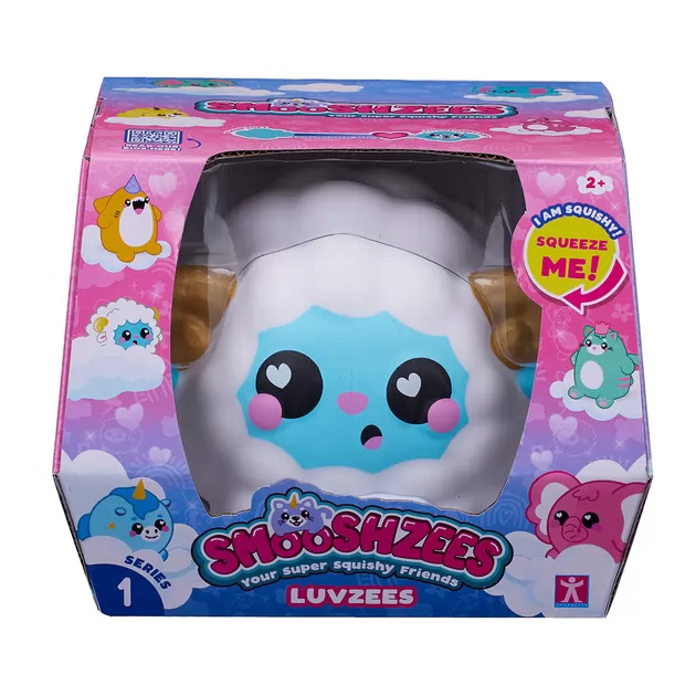 Коллекционная игрушка-антистресс Smooshzees серии Luvzees - Барашек Блипо