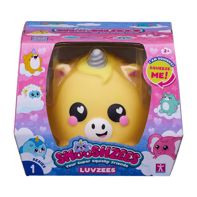 Коллекционная игрушка-антистресс Smooshzees серии Luvzees - Единорог Фандер