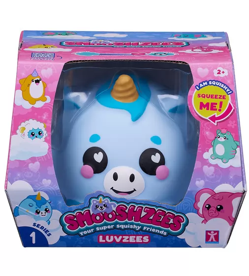 Коллекционная игрушка-антистресс Smooshzees серии Luvzees - Единорог Больц - 08224_7.jpg - № 7