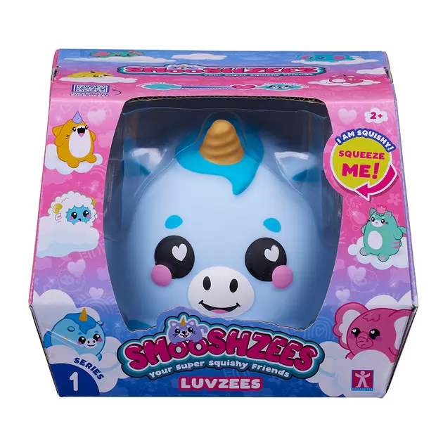 Коллекционная игрушка-антистресс Smooshzees серии Luvzees - Единорог Больц