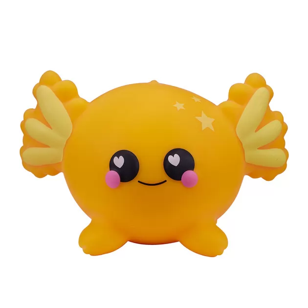 Коллекционная игрушка-антистресс Smooshzees серии Luvzees - Аксолотль Сонни