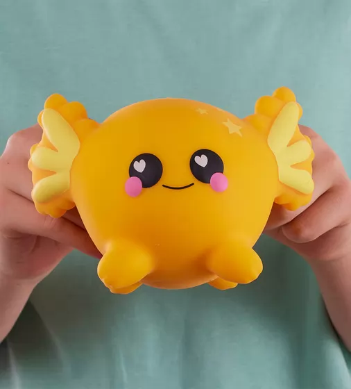 Коллекционная игрушка-антистресс Smooshzees серии Luvzees - Аксолотль Сонни - 08227_5.jpg - № 5