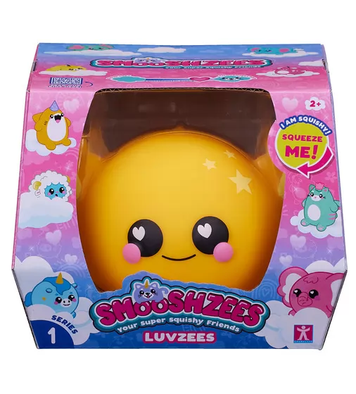 Коллекционная игрушка-антистресс Smooshzees серии Luvzees - Аксолотль Сонни - 08227_7.jpg - № 7