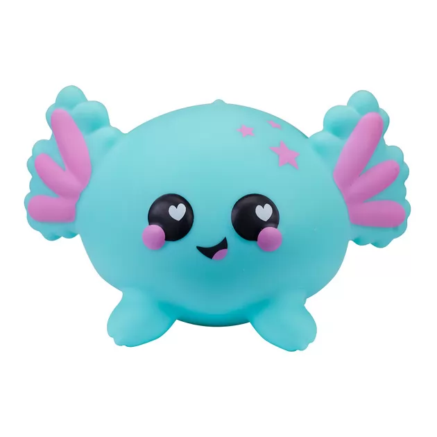Коллекционная игрушка-антистресс Smooshzees серии Luvzees - Аксолотль Нудл