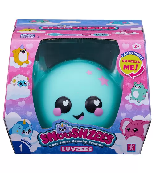 Коллекционная игрушка-антистресс Smooshzees серии Luvzees - Аксолотль Нудл - 08226_7.jpg - № 7