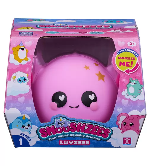 Коллекционная игрушка-антистресс Smooshzees серии Luvzees - Аксолотль Джелли - 08230_7.jpg - № 7