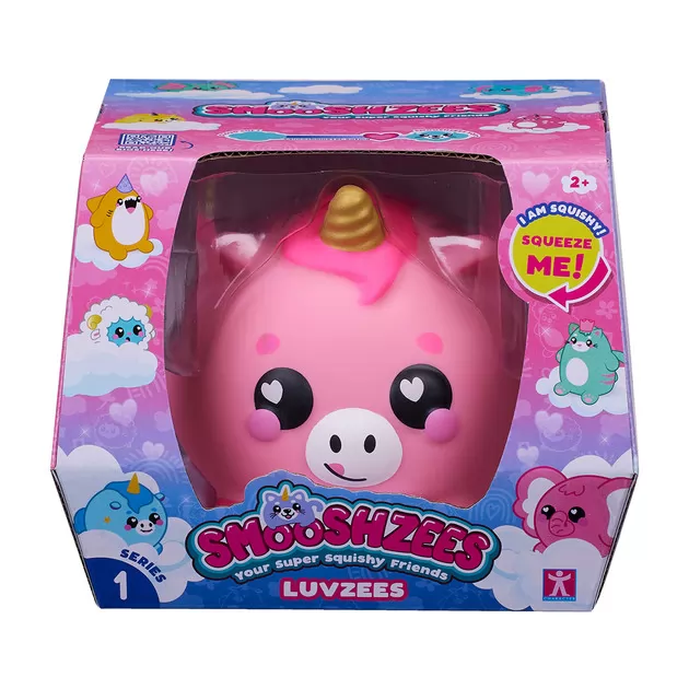 Коллекционная игрушка-антистресс Smooshzees серии Luvzees - Единорог Цаппи
