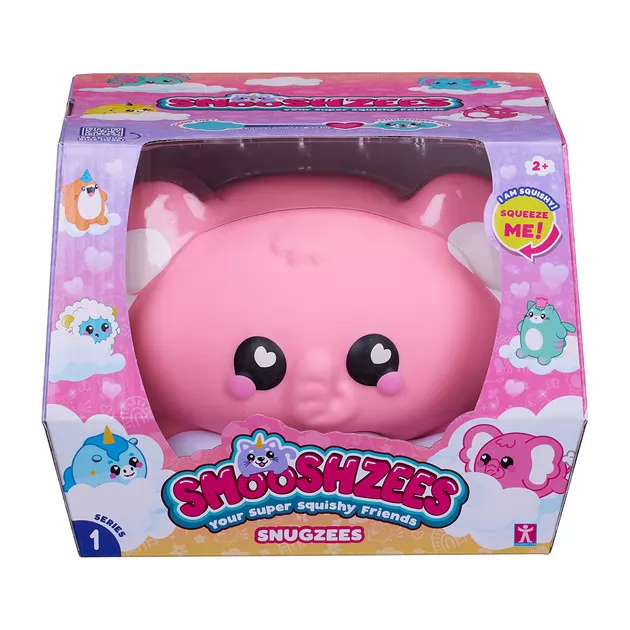 Коллекционная игрушка-антистресс Smooshzees серии Snugzees - Слон Баблз