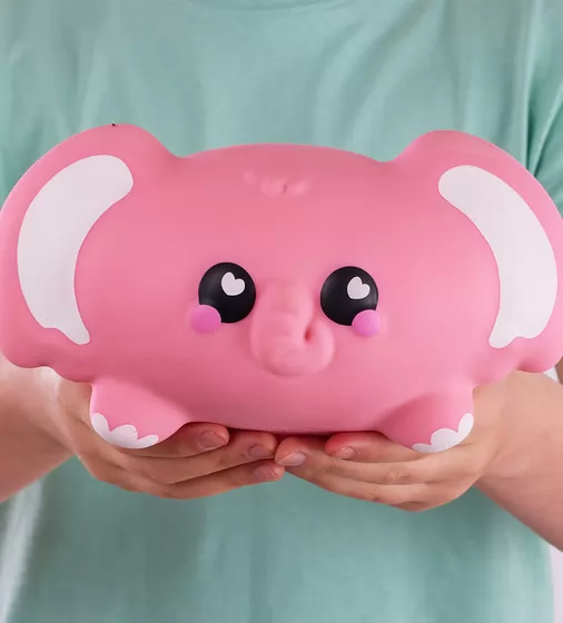 Коллекционная игрушка-антистресс Smooshzees серии Snugzees - Слон Баблз - 08232_5.jpg - № 5