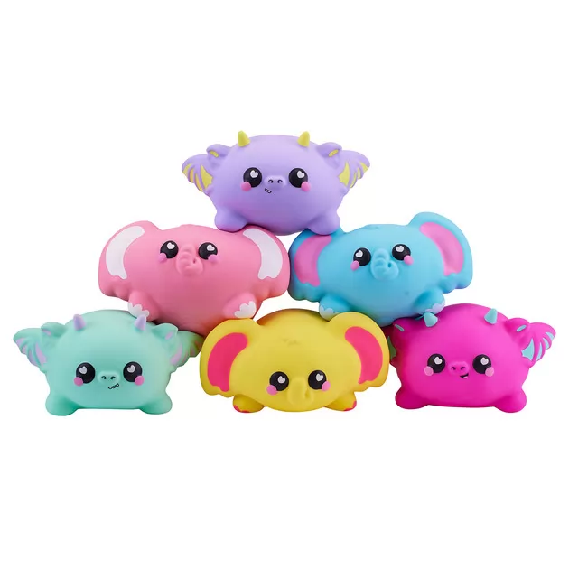Коллекционная игрушка-антистресс Smooshzees серии Snugzees - Слон Баблз