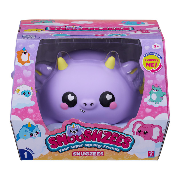 Коллекционная игрушка-антистресс Smooshzees серии Snugzees - Дракон Паффин