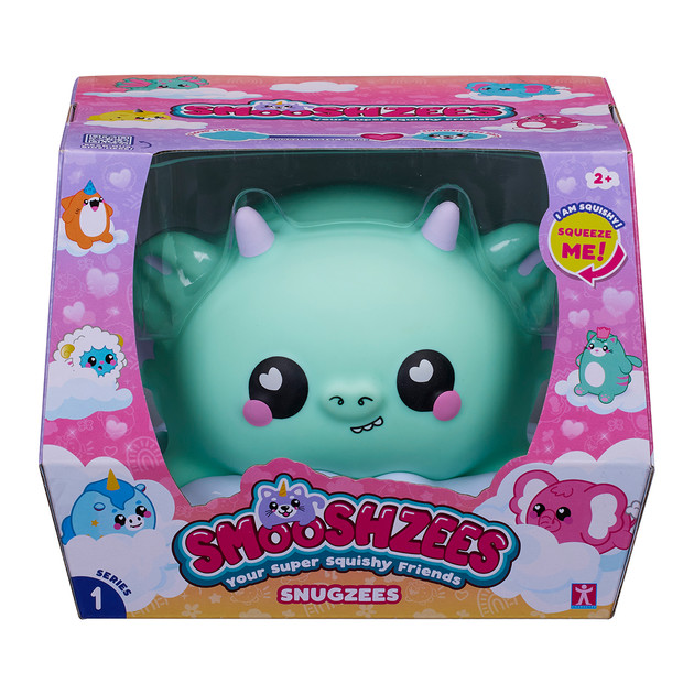 Коллекционная игрушка-антистресс Smooshzees серии Snugzees - Дракон Джейд
