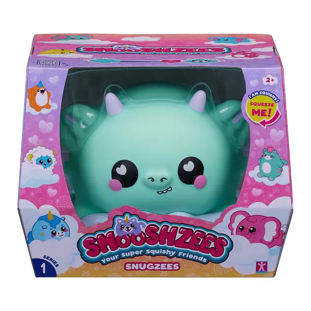 Коллекционная игрушка-антистресс Smooshzees серии Snugzees - Дракон Джейд