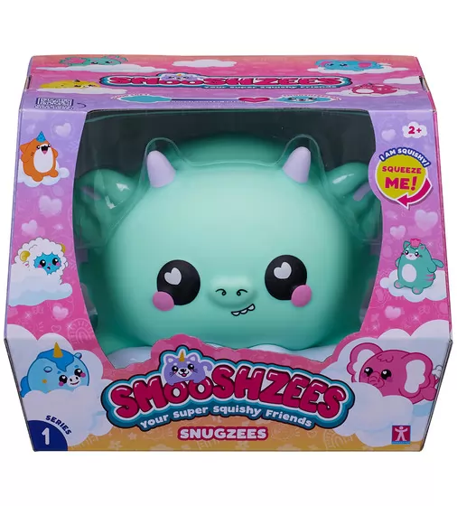 Коллекционная игрушка-антистресс Smooshzees серии Snugzees - Дракон Джейд - 08235_7.jpg - № 7