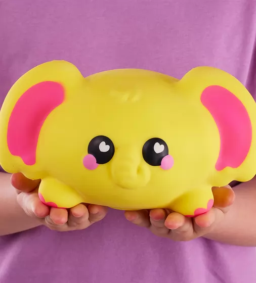 Коллекционная игрушка-антистресс Smooshzees серии Snugzees - Слон Кастед - 08237_5.jpg - № 5