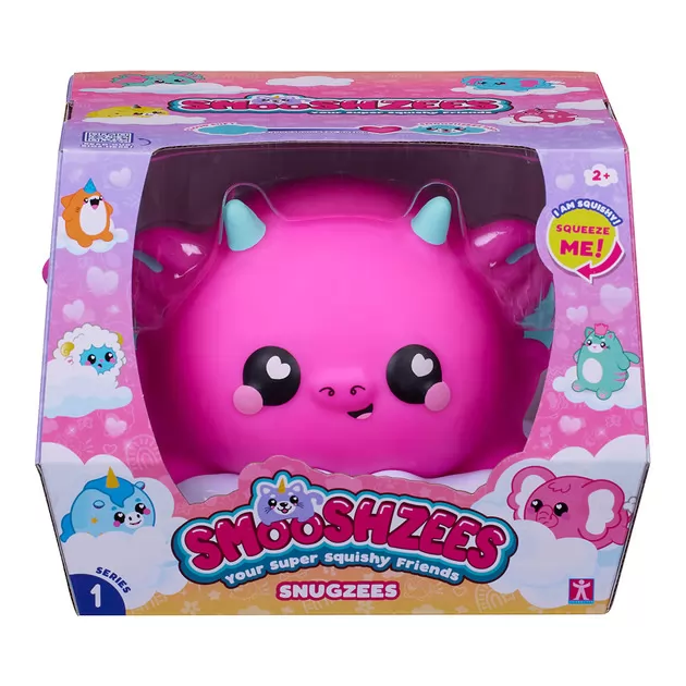 Коллекционная игрушка-антистресс Smooshzees серии Snugzees - Дракон Динки