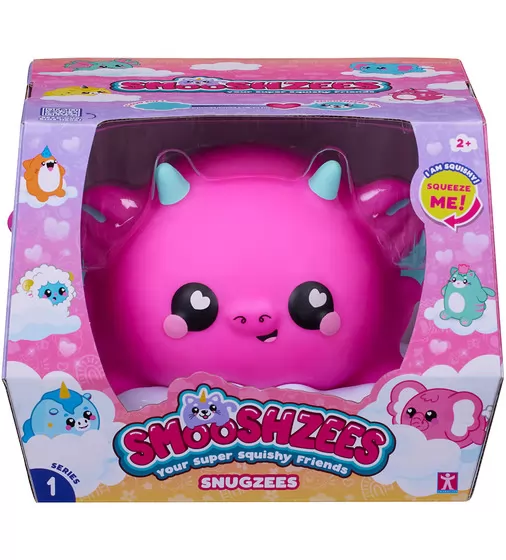 Коллекционная игрушка-антистресс Smooshzees серии Snugzees - Дракон Динки - 08236_7.jpg - № 7