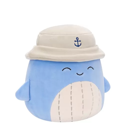 Мягкая игрушка Squishmallows – Синий кит Самир в панаме (19 cm) - SQCR06593_6.jpg - № 6