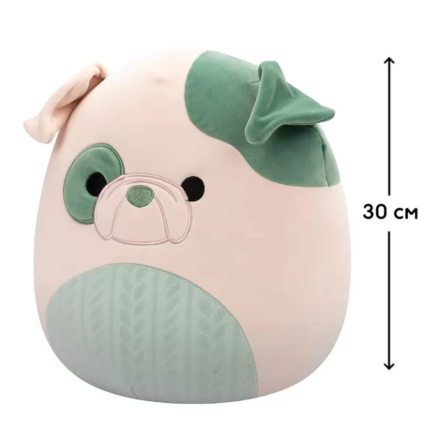 Мягкая игрушка Squishmallows – Бульдог Августин (30 cm)
