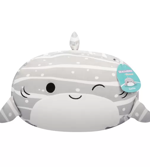 Мягкая игрушка Squishmallows – Китовая акула Сачи (30 cm) - SQCR06550_7.jpg - № 7