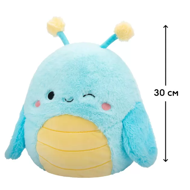 Мягкая игрушка Squishmallows – Кузнечик Джайлс (30 cm)